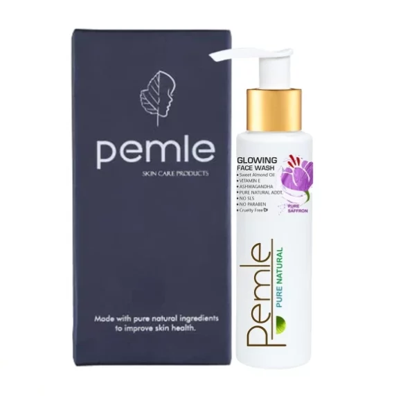 Pemle Glowing Skin Saffron Face Wash with Anti-Inflammatory Properties 100 Gm available on Herbkart