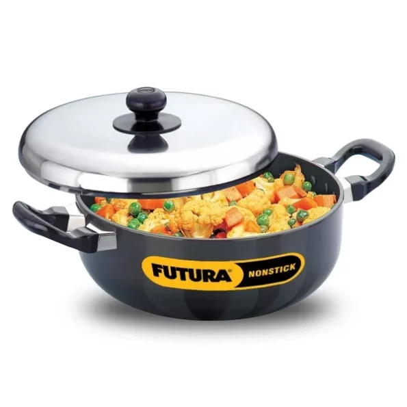 Hawkins Futura Nonstick All-Purpose Pan 3L, 22 cm, 3.25 mm with SS Lid, Herbkart8t761tQLOVQQ5S.webp, Herbkart8t761tQLOVQQ5S