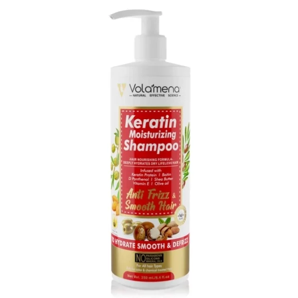 Volamena Keratin Moisturizing Shampoo 250 ml available on Herbkart