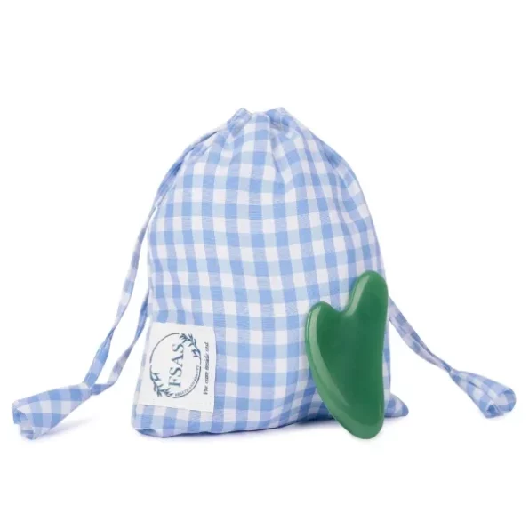 FSAS Health & Beauty Luxury Green Jade Gua Sha for Women available on Herbkart