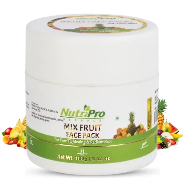 NutriPro Fruit Face Pack, 100gm available on Herbkart