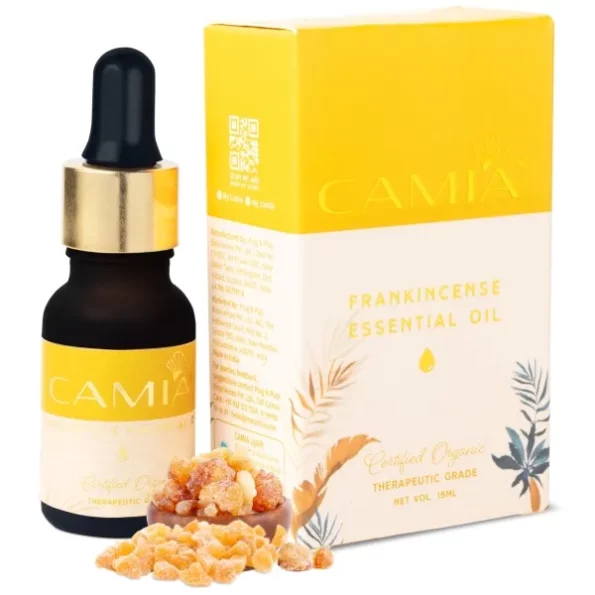 CAMIA - 100% Organic & Natural Frankincense Essential Oil 15 ML available on Herbkart