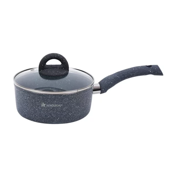 Wonderchef Granite Non-Stick Sauce Pan 1.8 litres available on Herbkart