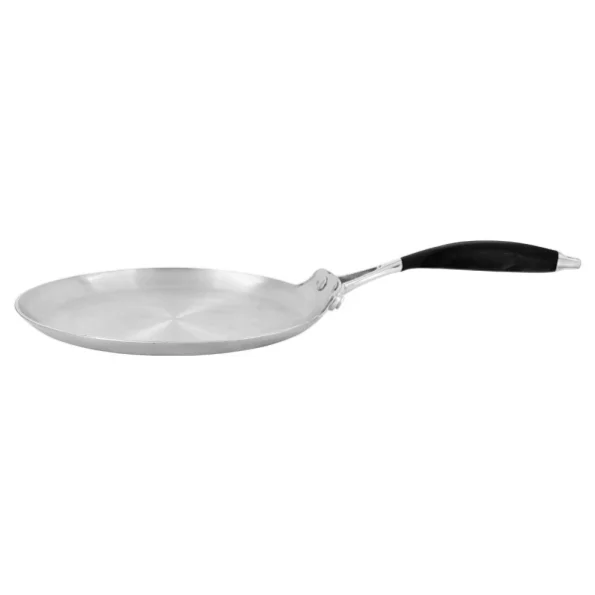 Wonderchef Stanton Stainless Steel Dosa Tawa- 26cm, Silver & Black available on Herbkart