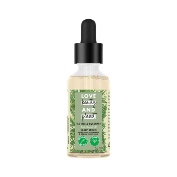 Love Beauty & Planet Tea Tree & Rosemary scalp serum, 50ml available on Herbkart