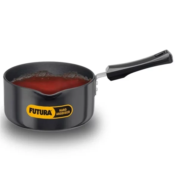 Hawkins Futura 2 Litre Saucepan, Hard Anodised Sauce Pan, Induction Saucepan available on Herbkart