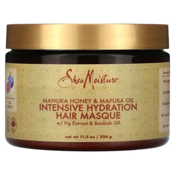 Shea Moisture Intensive Hydration Honey & Mafura Oil Masque For Dry Hair, 354Ml available on Herbkart