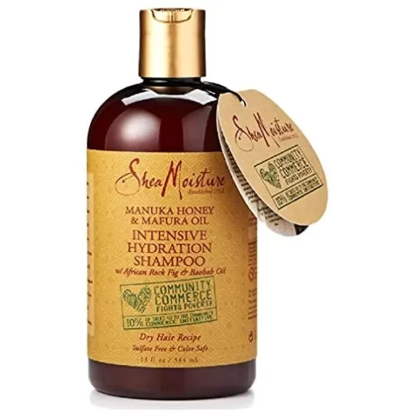 Shea Moisture Manuka Honey And Mafura Oil Intensive Hydration Shampoo, 385Ml available on Herbkart