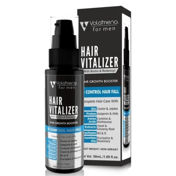 Volamena Proactive Hair Vitalizer Biotin Serum For Hair Growth, For Men 50 ml, Herbkart8t761RCQ6qpCvL.webp, Herbkart8t761RCQ6qpCvL