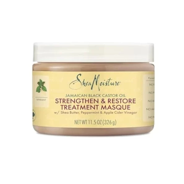 Shea Moisture Jamaican Black Castor Oil Strengthen And Restore Treatment Masque, 340 g available on Herbkart