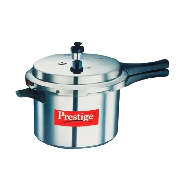 Prestige Popular Virgin Aluminium Precision Weight Valve Pressure Cooker, 3 L (Silver) available on Herbkart