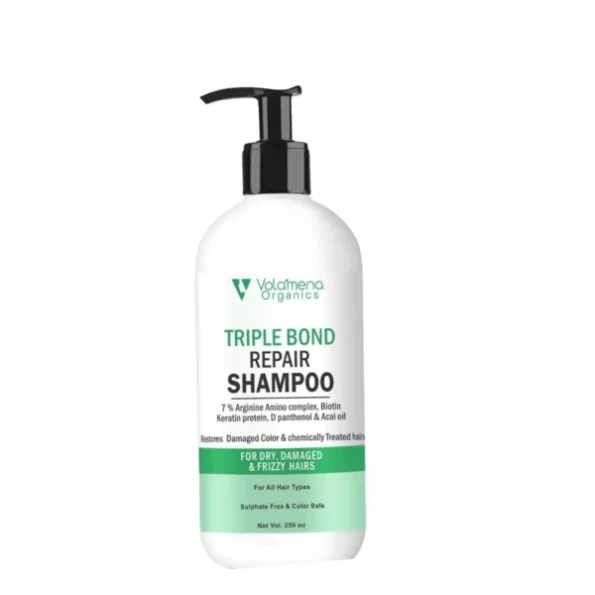 Volamena Organics Triple Bond Repair Hair Shampoo 250 ml available on Herbkart