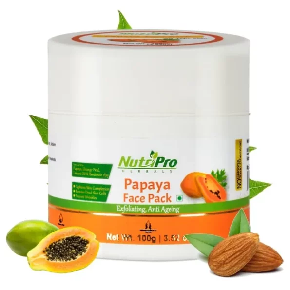 NutriPro Papaya Face Pack, 100gm available on Herbkart