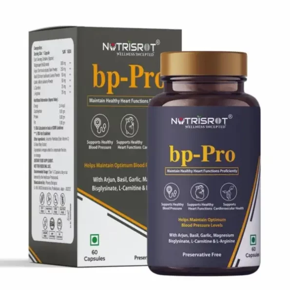 NUTRISROT bp-Pro Herbal Supplement (60 veg caps) available on Herbkart