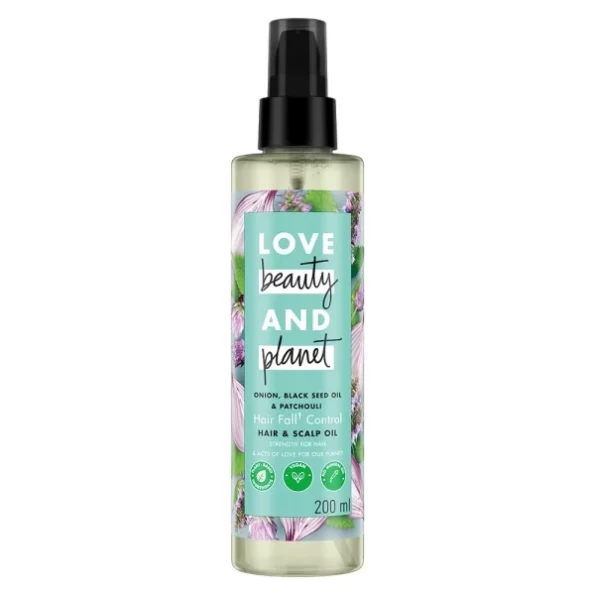 Love Beauty & Planet Onion Black Seed & Patchouli Oil, 200ml available on Herbkart