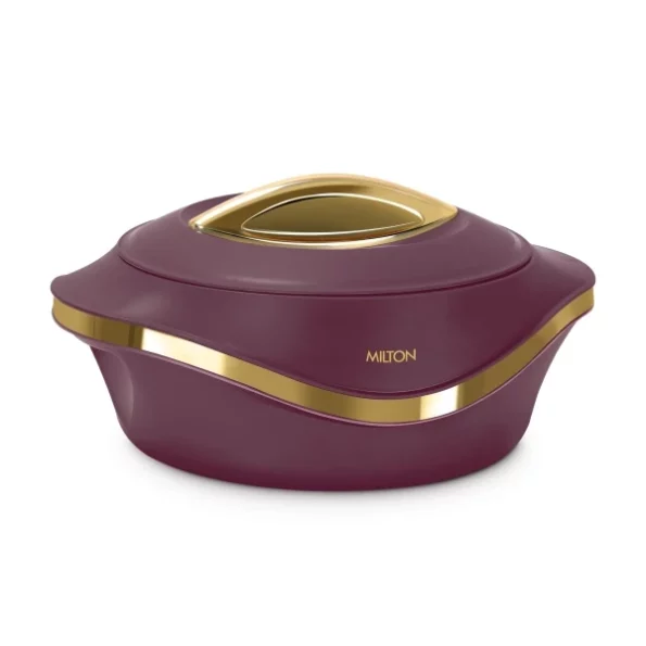 MILTON Pearl 1000 Inner Stainless Steel Casserole, 860 ml, Maroon available on Herbkart