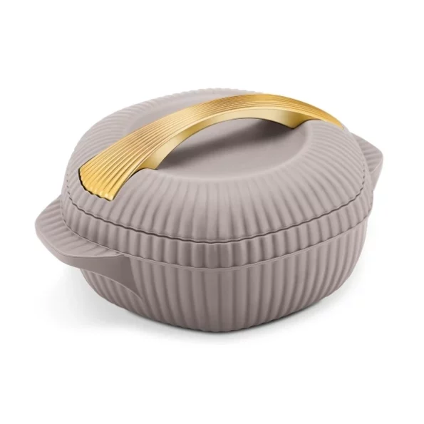 MILTON Oyster 2000 PU Insulated Casserole, 1910 ml, Taupe available on Herbkart