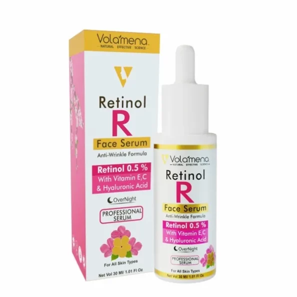 Volamena Professional Retinol Serum For Face With Retinol For Wrinkles & Anti Aging 30 ml available on Herbkart