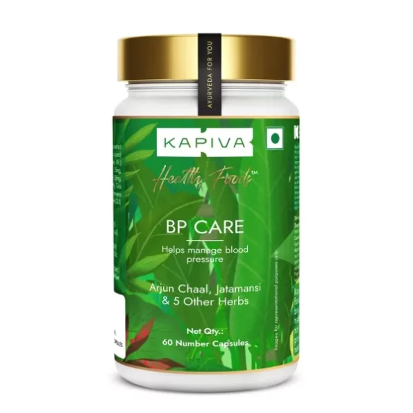 Kapiva BP Care Capsules | 60 Capsules | Support Blood Pressure Health | Herbkart available on Herbkart