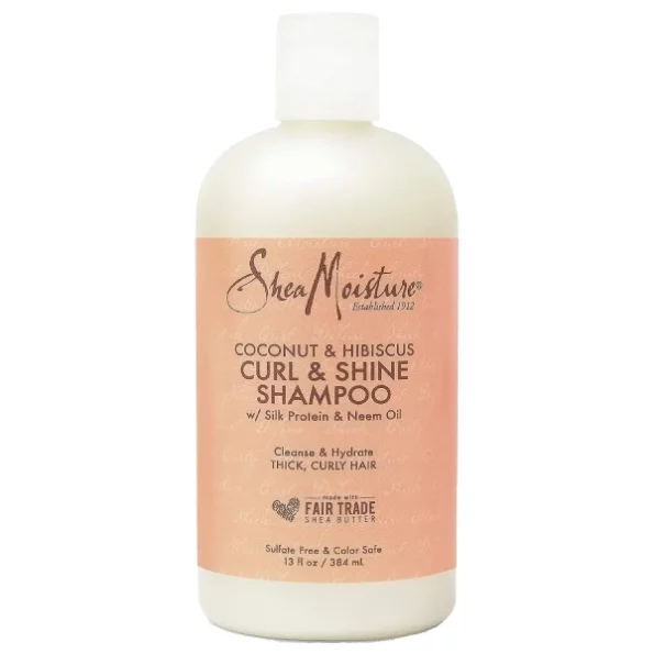 Shea Moisture Coconut & Hibicus Curl & Shine Shampoo, 384 ml available on Herbkart