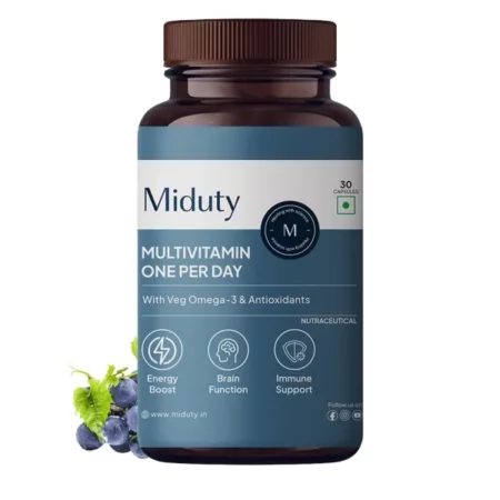 Miduty By Palak Notes Multivitamin, Multivitamin With Omega 3 - 30 Capsule
