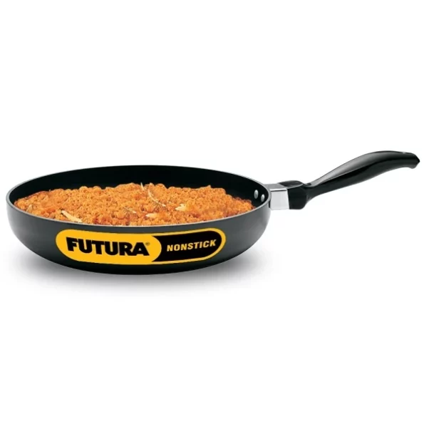 Hawkins Futura 24 cm Frying Pan, Non Stick Fry Pan, Rounded Side Frypan, Black, Herbkart8t7511POj9w120S.webp, Herbkart8t7511POj9w120S