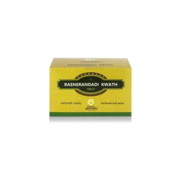 KERALA ayurveda Rasnerandadi Kwath Tablet, Yellow, 100 Count available on Herbkart