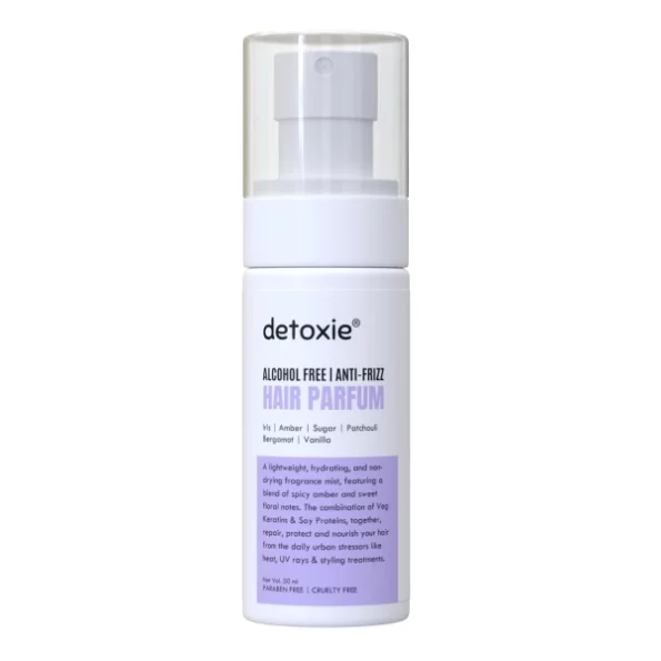 Detoxie Non-Alcoholic Hair Perfume, Anti Frizz, Anti Hairfall, Long-Lasting Fragrance, 50ml - Fresh available on Herbkart