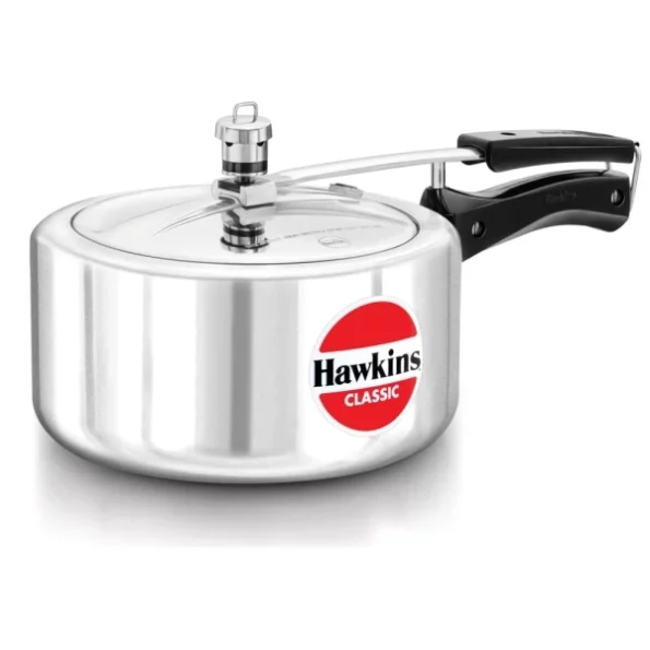 Hawkins 3.5 Litre Classic Pressure Cooker, Best Inner Lid Cooker, Silver available on Herbkart