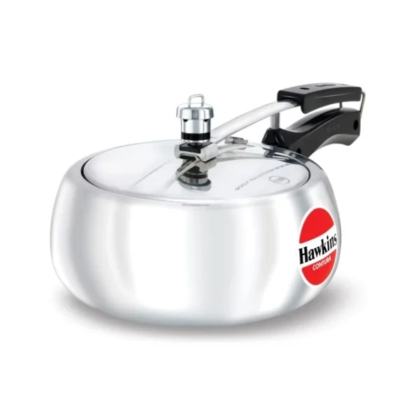 Hawkins Contura Aluminium Inner Lid Pressure Cooker, 3.5 Litre, Silver available on Herbkart