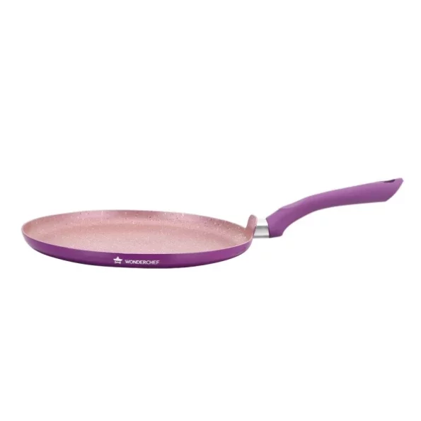 Wonderchef Royal Velvet Non-Stick 30cm Dosa Tawa, 3 mm Thick, 1.8 litres, Herbkart8t741Llf7AISUL.webp, Herbkart8t741Llf7AISUL