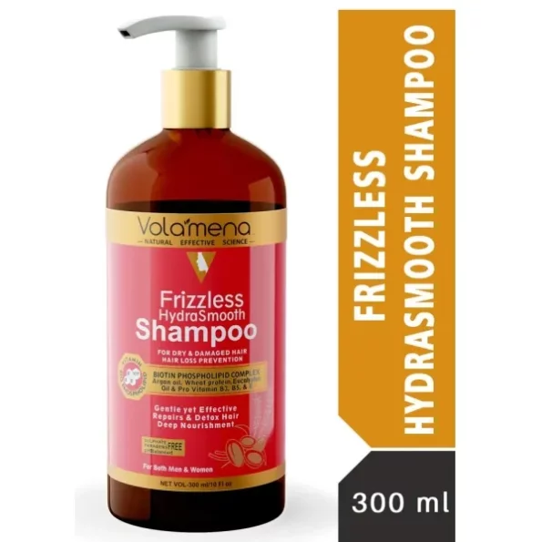 Volamena Frizzless Hydrasmooth Hair Shampoo 300 ml available on Herbkart