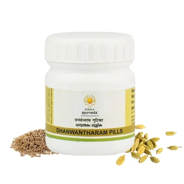 Kerala Ayurveda Dhanwantharam Pills 50 Tablets available on Herbkart