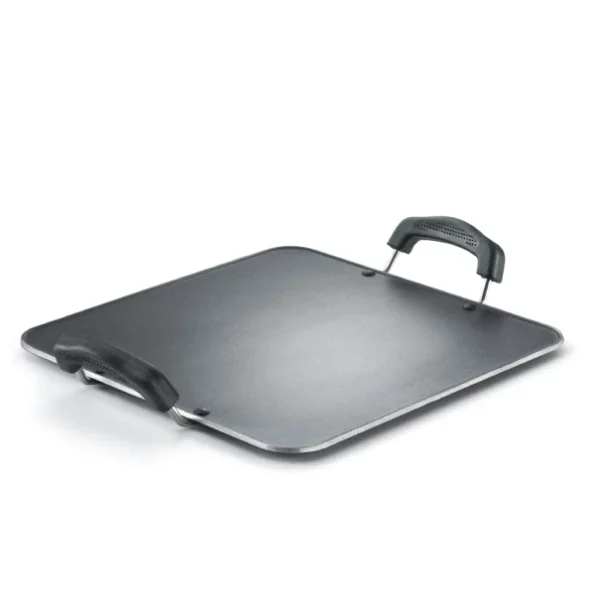 Prestige Aluminium Omega Select Plus Residue Free Non-Stick Heavy Gauge Square Tawa, 30 cm, Black, Herbkart8t741z10ppmkML.webp, Herbkart8t741z10ppmkML