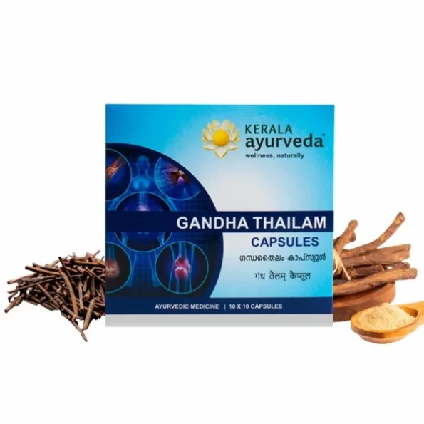 Kerala Ayurveda Gandha Thailam Capsule 100 capsules available on Herbkart