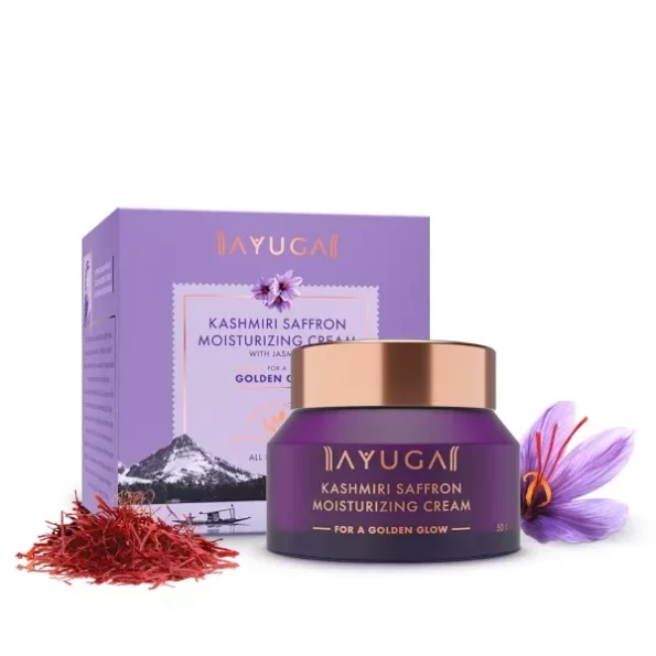 Ayuga Kashmiri Saffron Light Moisturizing Cream With Sandalwood,Turmeric & Neem, 50 Gm, Herbkart8t7615NJQNeWKL.webp, Herbkart8t7615NJQNeWKL