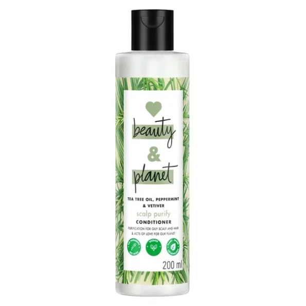 Love Beauty & Planet Tea Tree, Peppermint & Vetiver Natural Conditioner, 200Ml available on Herbkart