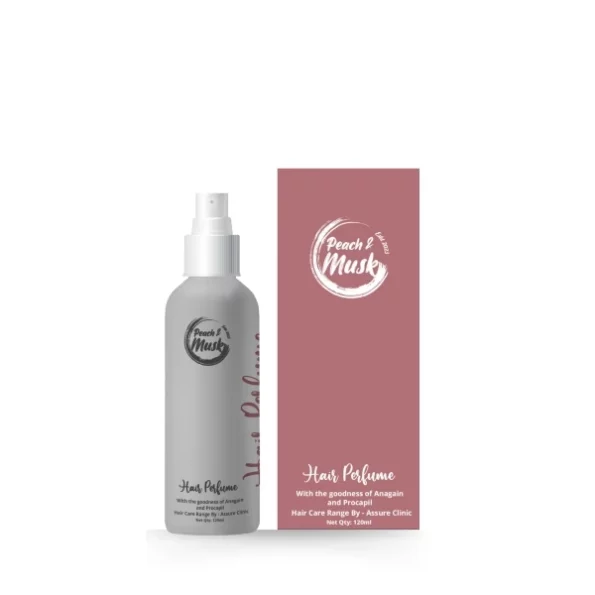 Peach and Musk Hair Mist Spray - 120 ml available on Herbkart