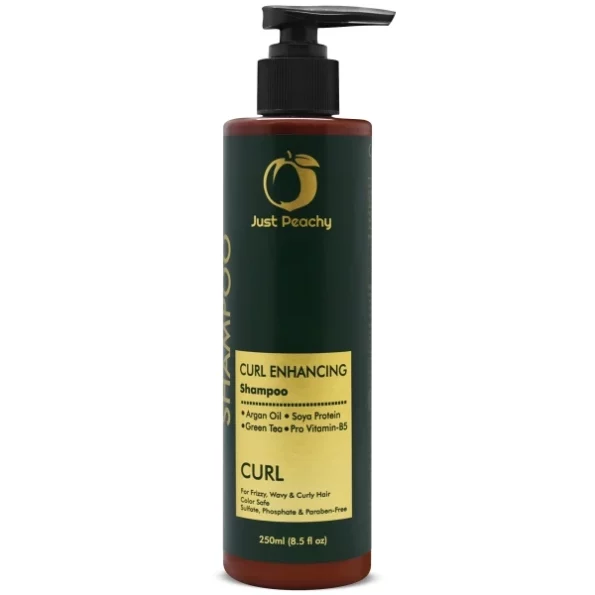 Just Peachy Curl Enhancing Shampoo 250ml available on Herbkart