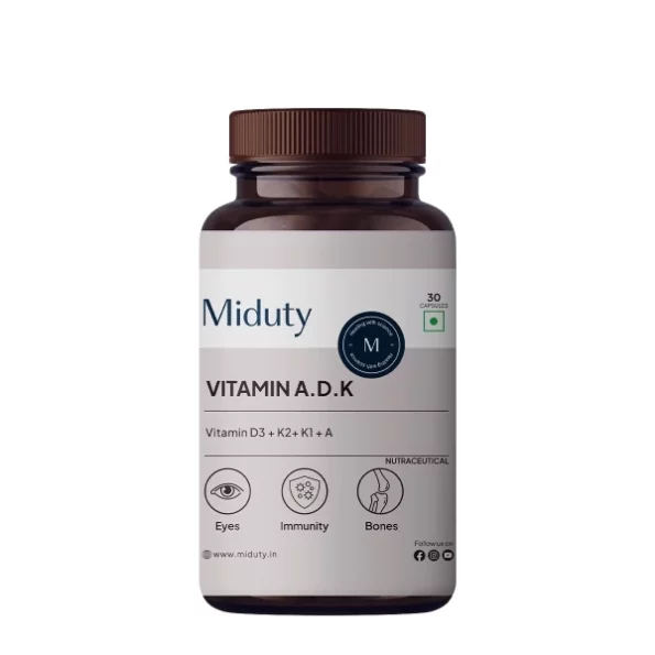 Miduty Vitamin Adk Multivitamin Contains Vitamin A - D3 - K2 Immunity Booster - 30 Capsules, Herbkart8t751lNdQjaGsL.webp, Herbkart8t751lNdQjaGsL