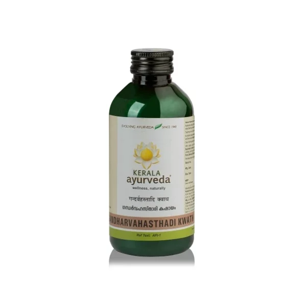 Kerala Ayurveda Gandharvahasthadi Kwath 200 Ml available on Herbkart