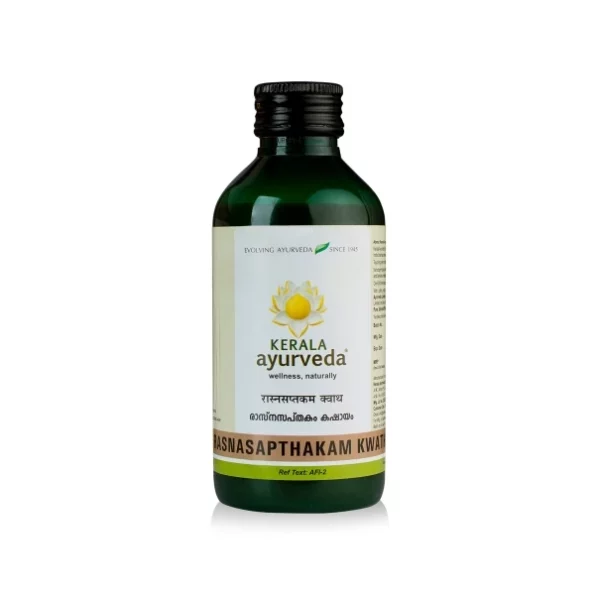 Kerala Ayurveda Rasnasapthakam Kwath 200 Ml available on Herbkart