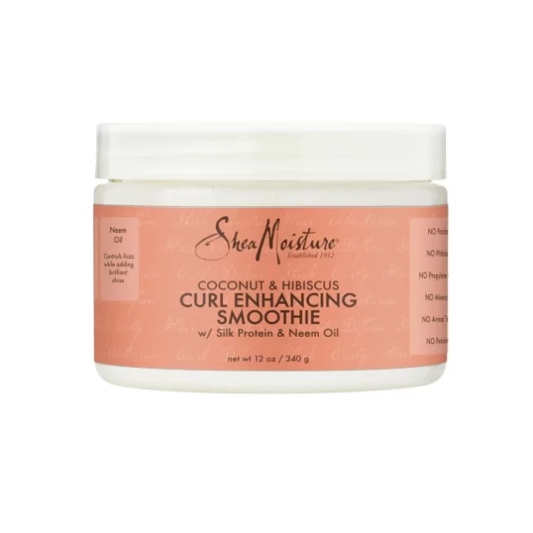 Shea Moisture Coconut & Hibiscus Curl Enhancing Smoothie Cream, 340g available on Herbkart