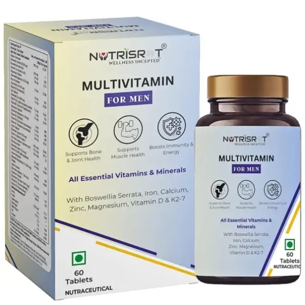 NUTRISROT Multivitamin & Multi-mineral Supplement For Men (60 tabs) available on Herbkart