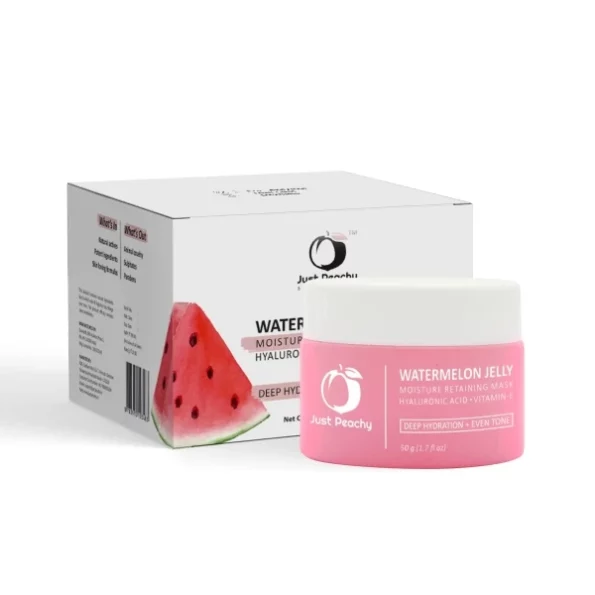 Just Peachy Watermelon Jelly Mask With Grapeseed, Watermelon, Vitamin E And Hyaluronic Acid 50G, Herbkart8t751HEA2j7YoL.webp, Herbkart8t751HEA2j7YoL