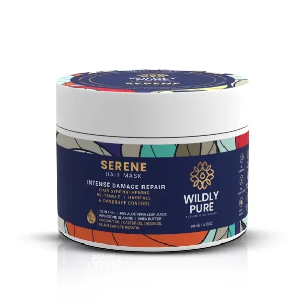 Wildly Pure Professional Hair Mask 200ml(Serene) available on Herbkart