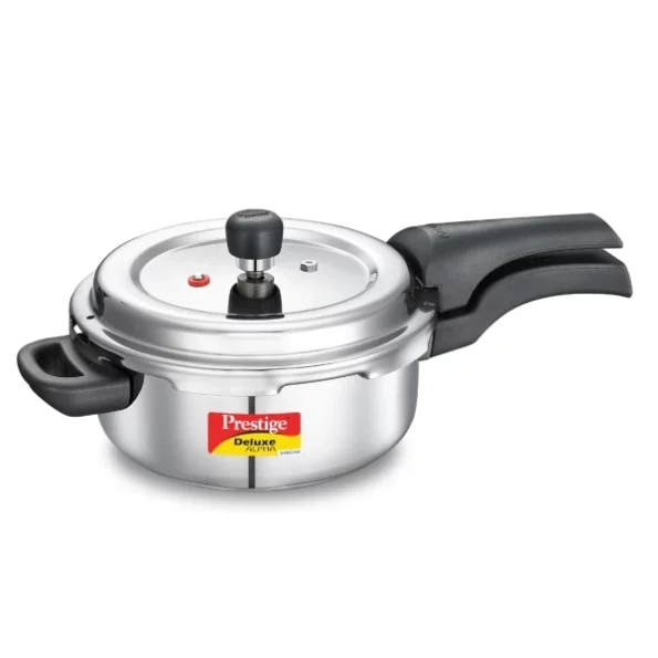 Prestige 3L Svachh Deluxe Alpha stainless steel Pressure Cooker available on Herbkart