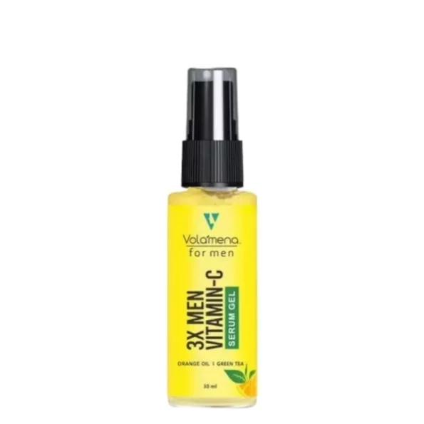 Volamena 3x Men Vitamin-C Face Serum, With Vitamin-C, Orange Oil & Green Tea 50ml available on Herbkart