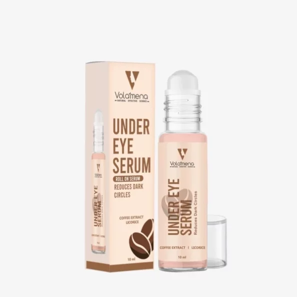 Volamena Under Eye Serum Roll on with Coffee Extract & Licorice 10 ml available on Herbkart