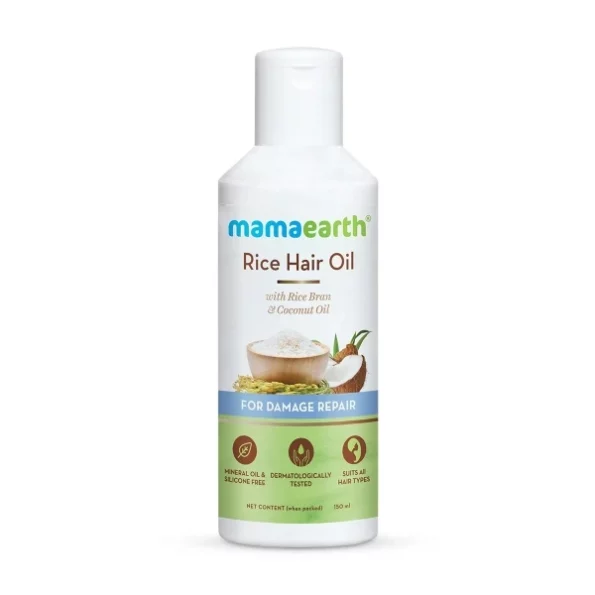 Mamaearth Rice hair oil 150ml, Herbkart8t751GKdYVZ3BL.webp, Herbkart8t751GKdYVZ3BL